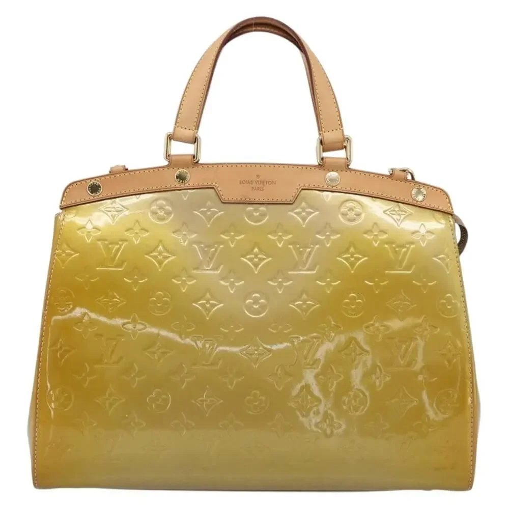 Louis Vuitton Monogram Vernis Blair GM Handbag Beige